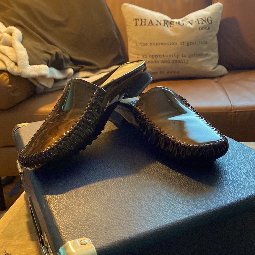 Stuart Weitzman Patent Leather Loafers